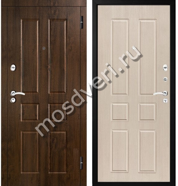 Входная дверь в квартиру утепленная МДФ